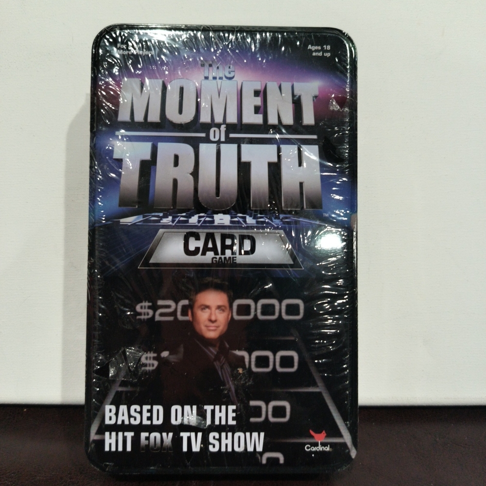 Cardinal The Moment of Truth Card Game - Black